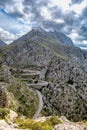 Mirador Coll de Reis, Nudo de Corbata, Serra de Tramuntana mountain Balearic Islands Mallorca Spain