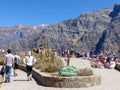 Mirador Cruz del Condor in Colca Canyon, Peru Royalty Free Stock Photo