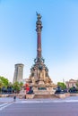 Mirador de Colom column in Barcelona, Spain