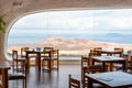 Mirador del Rio restaurant, La Graciosa panorama Royalty Free Stock Photo