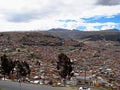 Mirador Killi Killi, the view of the center of La Paz, Bolivia