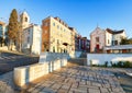 Miradouro de Santa Luzia in Lisbon, Portugal - nobody Royalty Free Stock Photo