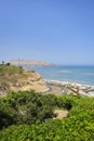 Miraflores District landscapes in Lima, Peru