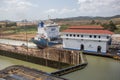 Miraflores Locks, Panama Canal Royalty Free Stock Photo