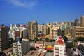 miraflores peru-city of modern buildings,skyscrapers with blue sky