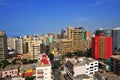 miraflores peru-city of modern buildings,skyscrapers -with blue sky