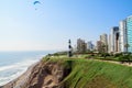 Miraflores Town landscapes in Lima peru