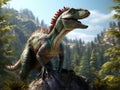 Miragaia dinosaur render Royalty Free Stock Photo