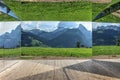 Mirage of the Alps, Gstaad, Switzerland Royalty Free Stock Photo