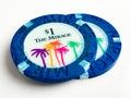 Vintage 2 Mirage Casino $1 Poker Chips