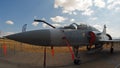 MIRAGE 2000 FIGHTER AIRCRAFT - ATHENS FLYING WEEK GREECE Royalty Free Stock Photo