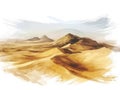 The Mirage of Life: A Desert Metaphor AI Generated