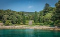 The Miramare castle in the Gulf of Trieste, Italy