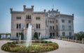 The Miramare castle in the Gulf of Trieste, Italy