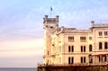 Miramare castle, Trieste Royalty Free Stock Photo