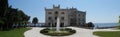 Miramare, panorama of the Park in front of the Castle Royalty Free Stock Photo