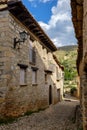 Mirambel, the province of Teruel, Aragon, Spain. Royalty Free Stock Photo