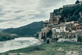 Miravet village and Ebro river. Province of Tarragona. Spain