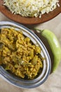 Mirch ka salan - a vegetarian dish from India