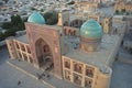 Miri Arab Madrassah in Bukhara at sunset. Royalty Free Stock Photo