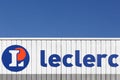 Leclerc logo on a facade