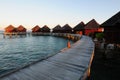 Mirihi Island Resort in the Indian Ocean on the Ma Royalty Free Stock Photo