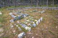 Mirila - historic stone graves in Dalmatia Royalty Free Stock Photo