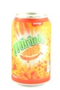 Mirinda drink isolated on white background