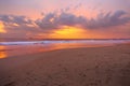 Mirissa beach, sri-Lanka - sunset Royalty Free Stock Photo
