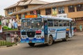 MIRISSA, SRI LANKA - January 01, 2017: Regular public bus. Buses