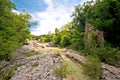 Mirna river canyon landscape in Kotli view Royalty Free Stock Photo