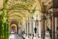 Mirogoj cemetry entryway arcade. Zagreb, Croatia Royalty Free Stock Photo