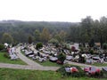 Mirogoj Zagreb`s main cemetery,rainy autumn,2