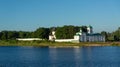 Mirozhsky monastery. View of the Mirozh monastery from the opposite bank