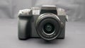 mirroless camera front view 01 Royalty Free Stock Photo
