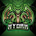 Hydra esport mascot logo design