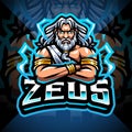 Zeus esport mascot logo design