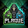 Plague doctor esport mascot logo Royalty Free Stock Photo