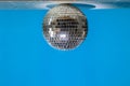Mirror Ball Disco Ball Modern Blue Royalty Free Stock Photo