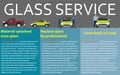 Poster concept of Glass service.