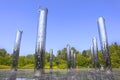 Mirror field in Babi Yar memorial in Kyiv, Ukraine