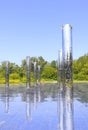 Mirror field in Babi Yar memorial in Kyiv, Ukraine