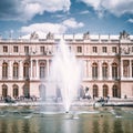 The Mirror Fountain Pool in Versailles palace, France