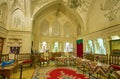 The mirror hall of Mahinestan Raheb Historical House, Kashan, Iran Royalty Free Stock Photo