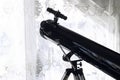 Mirror home telescope on azimuth mount