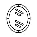 mirror icon vector Royalty Free Stock Photo