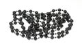 Mirror Image of Black Beads