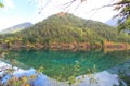 Mirror Lake,Jiuzhaigou,north of Sichuan province, China. Royalty Free Stock Photo