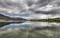 Mirror lake in New Zealand Royalty Free Stock Photo