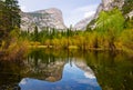 Mirror Lake in Yosemite Royalty Free Stock Photo